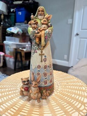 JIM SHORE HEARTLAND CREEK RESIN ST FRANCIS FIGURINE 2006 #4007547